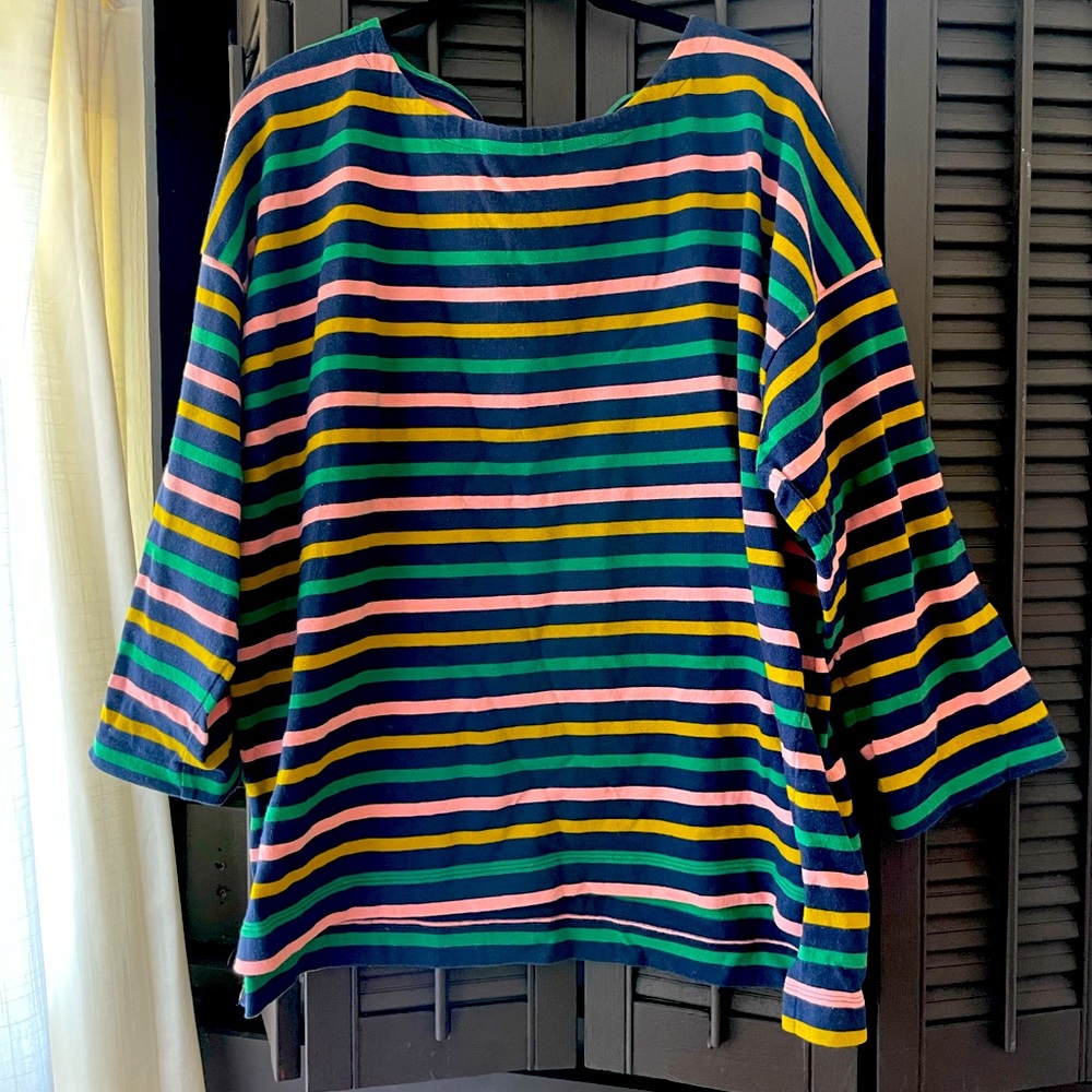 J Crew Boatneck boxy sweater shirt